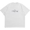 image:imageRoseSeek Mens Oversized Graphic Tees Half Sleeve Drop Shoulder Summer Casual T ShirtWhite