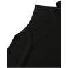 image:imageRoseSeek Mens Plus Size Hooded Tank Tops Sleeveless Drawstring Tank Hoodies Workout Gym Muscle T ShirtBlack
