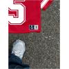 image:imageRoseSeek Mens Retro Button Down Jersey Shirts Number Graphic Collared Baseball Shirt Short Sleeve StreetwearRed