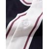 image:imageRoseSeek Mens Retro Button Down Jersey Shirts Number Graphic Collared Baseball Shirt Short Sleeve StreetwearRed and White