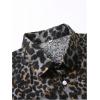 image:imageRoseSeek Mens Retro Leopard Button Down Shirts Collared Short Sleeve Summer Shirt Y2K TopsBlack