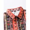 image:imageRoseSeek Mens Retro Leopard Button Down Shirts Collared Short Sleeve Summer Shirt Y2K TopsOrange