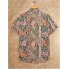 image:imageRoseSeek Mens Retro Leopard Button Down Shirts Collared Short Sleeve Summer Shirt Y2K TopsPaisley Print
