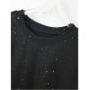 image:imageRoseSeek Mens Rhinestone Glitter Tank Top Crew Neck Sleeveless Tops Casual Party ClubwearBlack a