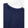 image:imageRoseSeek Mens Rhinestone Glitter Tank Top Crew Neck Sleeveless Tops Casual Party ClubwearRoyal Blue