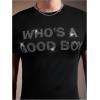 image:imageRoseSeek Mens Rhinestone Letter Y2K T Shirts Short Sleeve Crew Neck Fitted Tee Tops Summer TopBlack