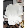 image:imageRoseSeek Mens Rhinestone T Shirts Glitter Crewneck Short Sleeve Casual Summer Tops Tee ShirtGlitter White