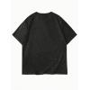 image:imageRoseSeek Mens Rhinestone T Shirts Glitter Crewneck Short Sleeve Casual Summer Tops Tee ShirtLetter Black