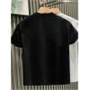 image:imageRoseSeek Mens Rhinestone T Shirts Glitter Crewneck Short Sleeve Casual Summer Tops Tee ShirtSolid Black