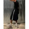 image:imageRoseSeek Mens Ribbed Sleeveless Tank Tops Crew Neck Slim Fit Gym Work Tank Undershirts Summer TopsBlack