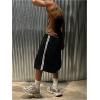 image:imageRoseSeek Mens Ribbed Sleeveless Tank Tops Crew Neck Slim Fit Gym Work Tank Undershirts Summer TopsBrown