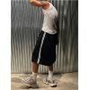 image:imageRoseSeek Mens Ribbed Sleeveless Tank Tops Crew Neck Slim Fit Gym Work Tank Undershirts Summer TopsWhite