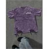 image:imageRoseSeek Mens Ripped Distressed Graphic Tees Short Sleeve Crew Neck Letter T Shirts Washed StreetwearPurple