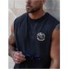 image:imageRoseSeek Mens Skull Graphic Summer Tank Tops Crew Neck Gym Workout Funny Sleeveless Tee Shirts for MensBlack