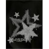 image:imageRoseSeek Mens Stars Graphic Tees Short Sleeve Crew Neck T Shirts Loose Fit TShirtsBlack