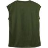 image:imageRoseSeek Retro Graphic Tank Top for Men Crew Neck Summer Sleeveless Tops Hippop StreetwearArmy Green