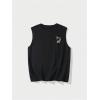 image:imageRoseSeek Retro Graphic Tank Top for Men Crew Neck Summer Sleeveless Tops Hippop StreetwearBlack