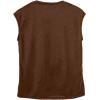 image:imageRoseSeek Retro Graphic Tank Top for Men Crew Neck Summer Sleeveless Tops Hippop StreetwearChocolate Brown