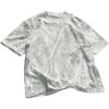 image:imageRoseSeek Mens Camo Baggy T Shirts Short Sleeve Crewneck Drop Shoulder Summer TopsLight Grey