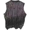 image:imageRoseSeek Mens Distressed Ripped Tank Top Crewneck Sleeveless Tank Tops Summer Clothes StreetwearGrey
