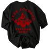 Black Graphic Red