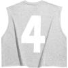 image:imageRoseSeek Mens Number Graphic Short Cap Sleeve Tank Tops Summer Crew Neck Baggy Workout Muscle TShirtsGrey