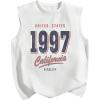 image:imageRoseSeek Mens Number Print Jersey Tank Top Crew Neck Sleeveless Graphic Vest TopsWhite