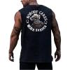 image:imageRoseSeek Mens Skull Graphic Summer Tank Tops Crew Neck Gym Workout Funny Sleeveless Tee Shirts for MensBlack
