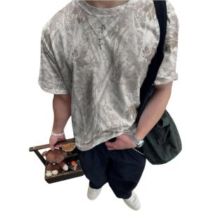 image:imageRoseSeek Mens Big and Tall Camo Shirt for Men Short Sleeve Y2k Camouflage Hunting T Shirt Graphic TeesMulticolor
