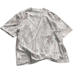 image:imageRoseSeek Mens Camo Baggy T Shirts Short Sleeve Crewneck Drop Shoulder Summer TopsGrey