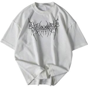 image:imageRoseSeek Mens Graphic Tees Crew Neck Short Sleeve T Shirts Summer Casual StreetwearWhite