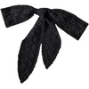 image:imageRoseSeek Womens Lace Sheer Mesh Scarves Lightweight Fashion Neck Scarfs Shawl Fashion AccessoriesSolid Black