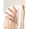 image:imageRoseSeek Womens Sheer Poncho Tops High Low Chiffon Shawl Boat Neck Ruffle Hem CapeApricot