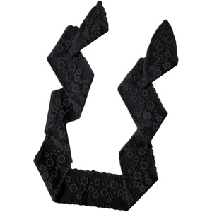 image:imageRoseSeek Womens Lace Sheer Mesh Scarves Lightweight Fashion Neck Scarfs Shawl Fashion AccessoriesSolid Black