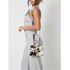 image:imageRoseSeek Womens Camo Flap Square Bags Chain Strap Top Handle Satchel Crossbody BagCow White