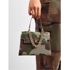 image:imageRoseSeek Womens Camo Flap Square Bags Chain Strap Top Handle Satchel Crossbody BagGreen