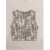 image:imageRoseSeek Womens Camo Graphic Tank Top Crewneck Sleeveless Fitted Crop Tops Summer ClothesMulticolor