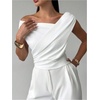 image:imageRoseSeek Womens Off The Shoulder Wrap Tank Top Sleeveless Tight Elegant Formal Party Going Out TopsApricot