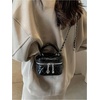 image:imageRoseSeek Womens Quilted Zipper Crossbody Handbags Y2K Top Handle Small Bucket Bags Designer Satchel PursesBlack